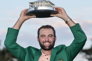 Scottie Scheffler a pu enfiler sa 2e veste verte KEYSTONE/EPA/JOHN G. MABANGLO